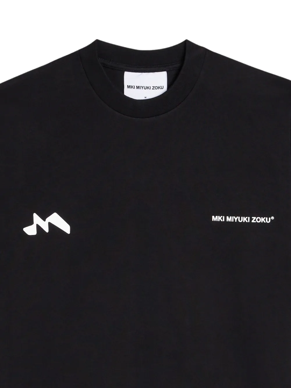 MKI Miyuki Zoku Silhouette T-shirt met logo - Zwart