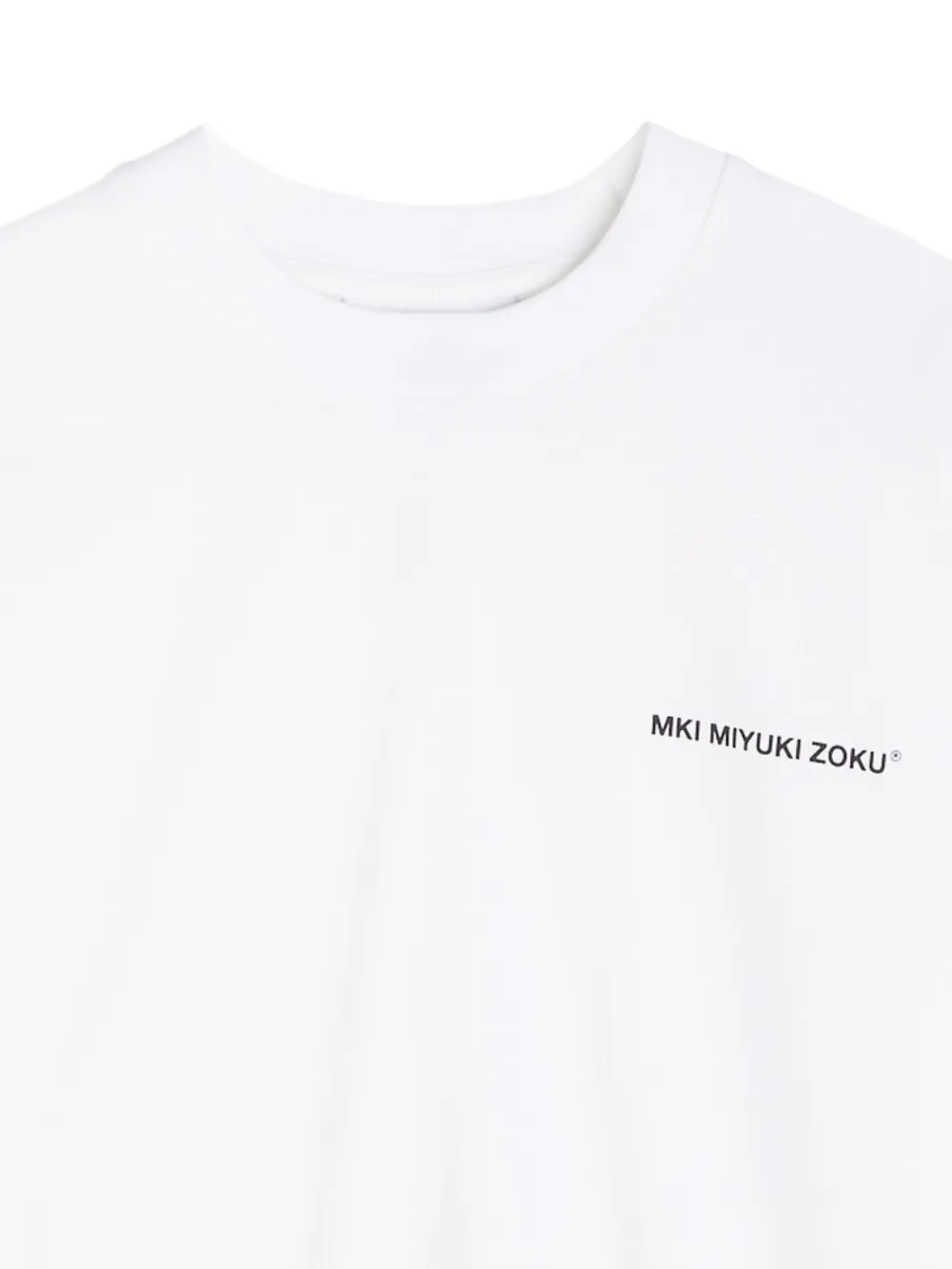 MKI Miyuki Zoku Mki Uniform T-shirt met ronde hals - Wit