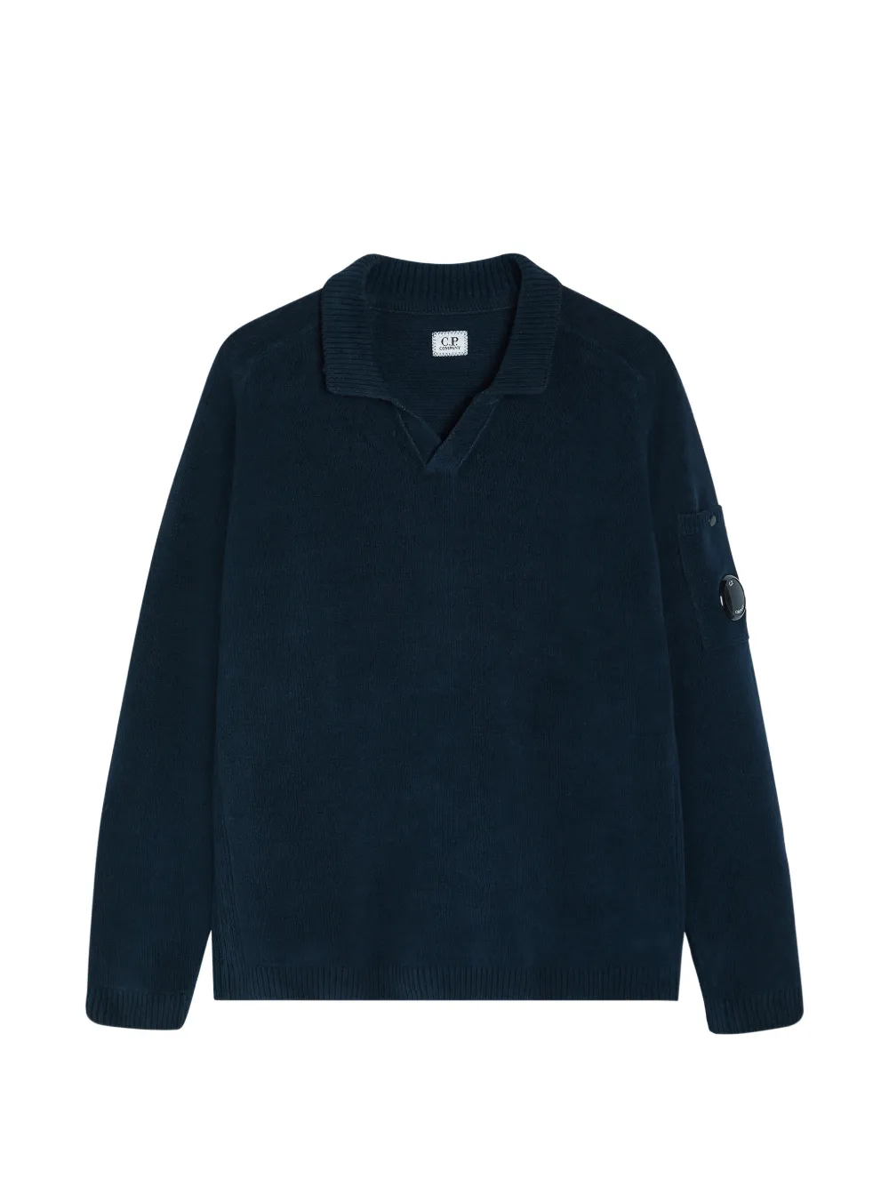 C.P. Company V-neck pocket sweater - Blu