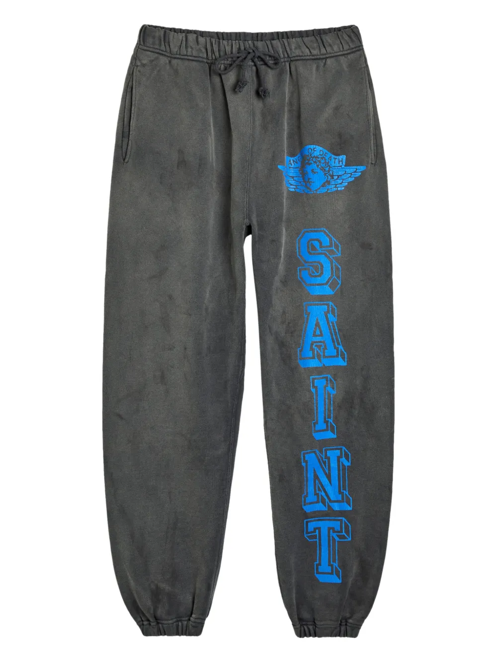 SAINT MXXXXXX Pantaloni sportivi con stampa grafica - Nero
