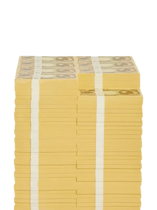 SAINT MXXXXXX Bape Money Stool | Yellow | FARFETCH