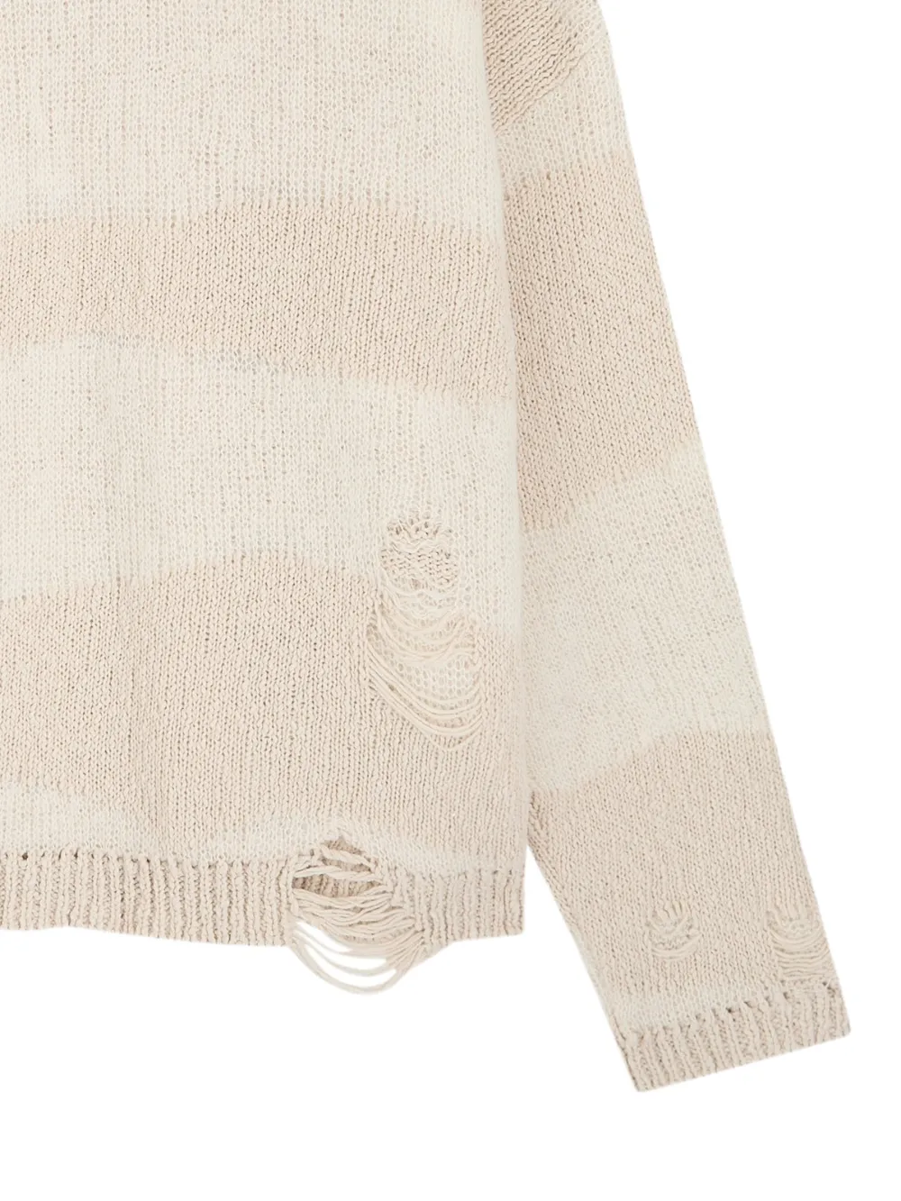 OUR LEGACY Gerafelde trui - Beige