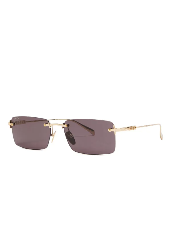 小物 GUCCI sunglasses rimless gold colorlens 33203284_63720214_600.jpg