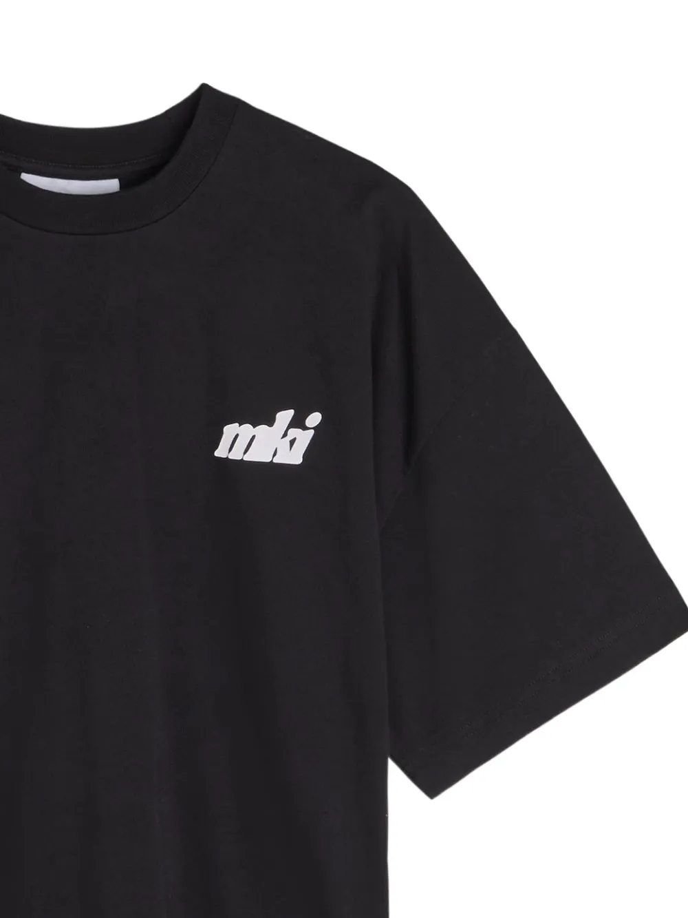 MKI Miyuki Zoku MKI Stamp T-shirt met logo - Zwart
