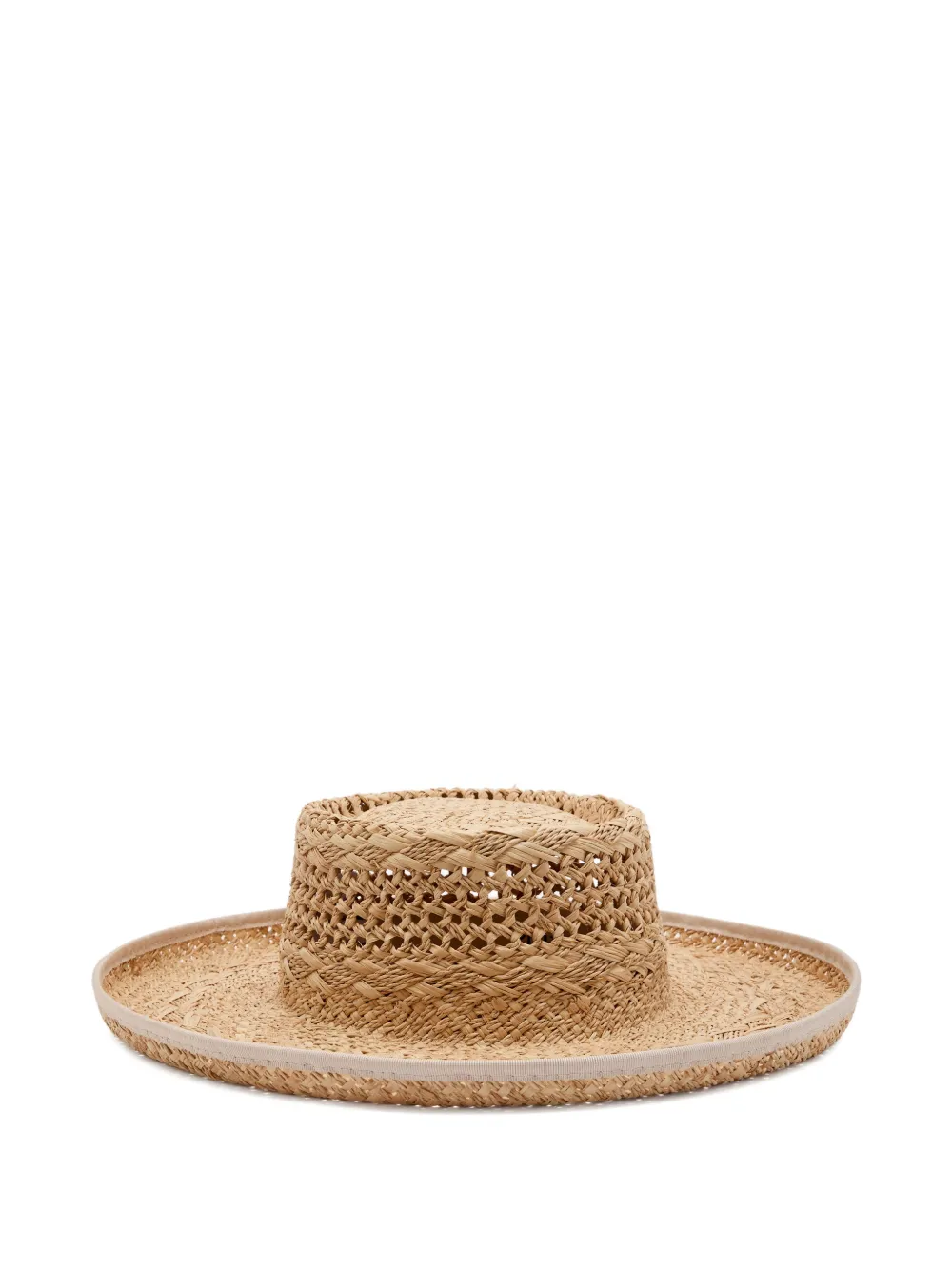 Lack Of Color Lawson Boater Woven Hat In Neutral