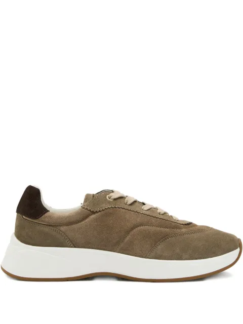 JUDE LLOW Maison suede panelled sneakers
