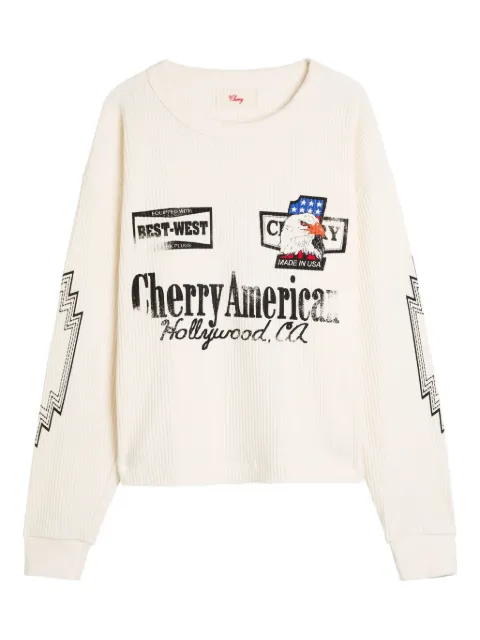 Cherry LA eagle-graphic sweatshirt