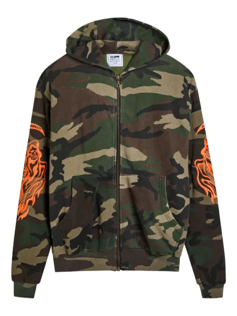 Warren Lotas Reaper camouflage zip-up hoodie