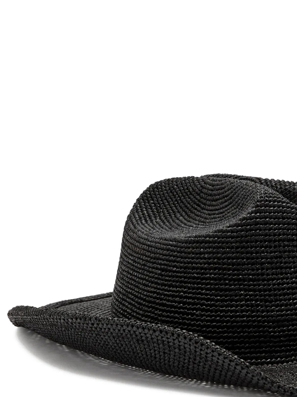 Lack Of Color Raffia zonnehoed - Zwart