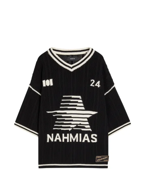 Nahmias V-neck graphic jersey