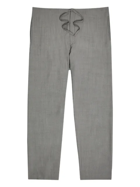 Calvin Klein tied-waist trousers