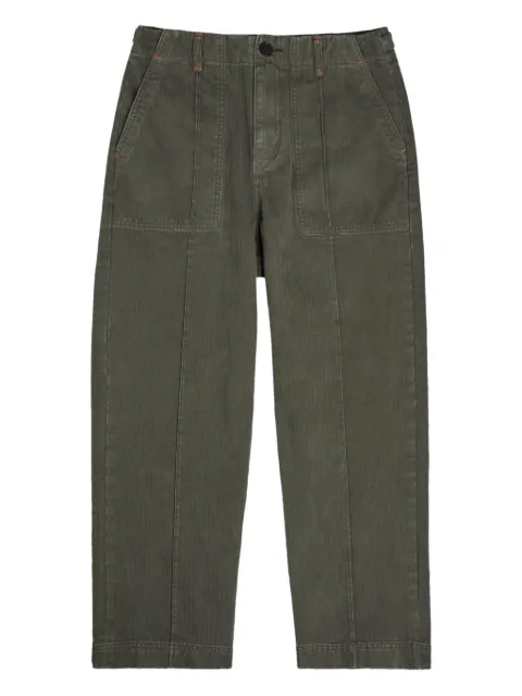 The Elder Statesman Dundy belt-loops cotton trousers