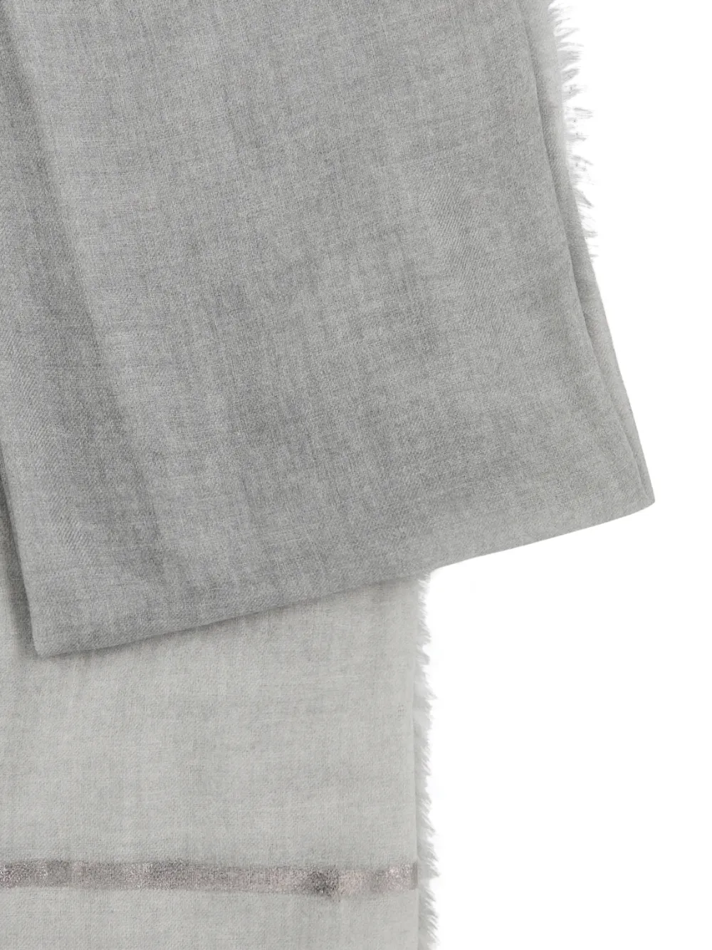  Ama Pure Fular Deshilachado - Gris 