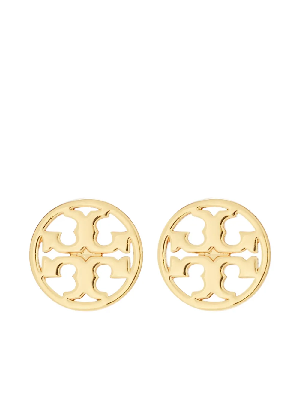 Tory Burch Icon hoop earrings - Oro