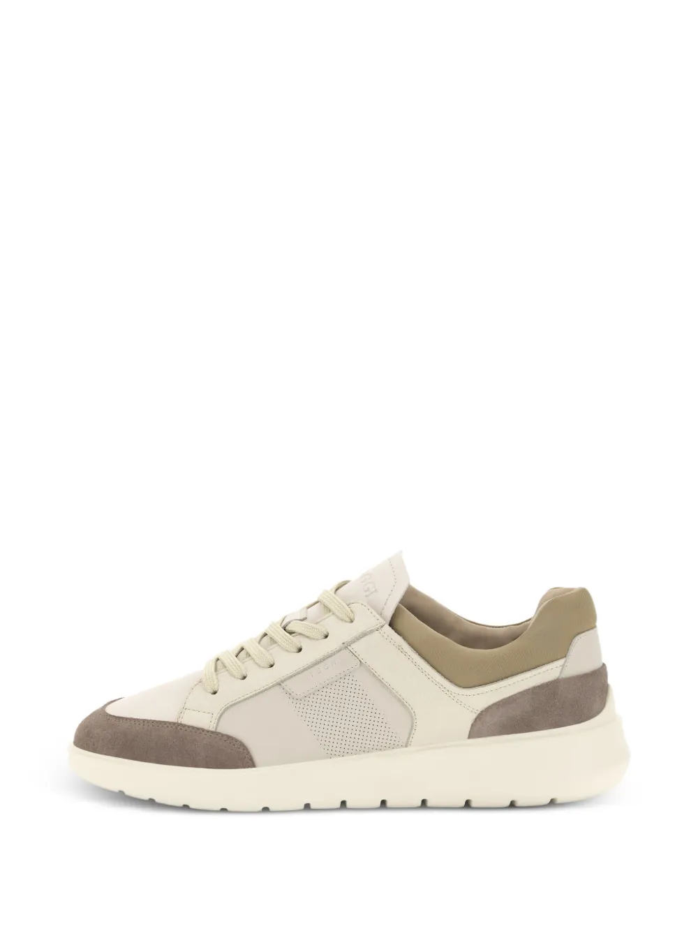 Boggi Milano Nimbus leren sneakers Beige