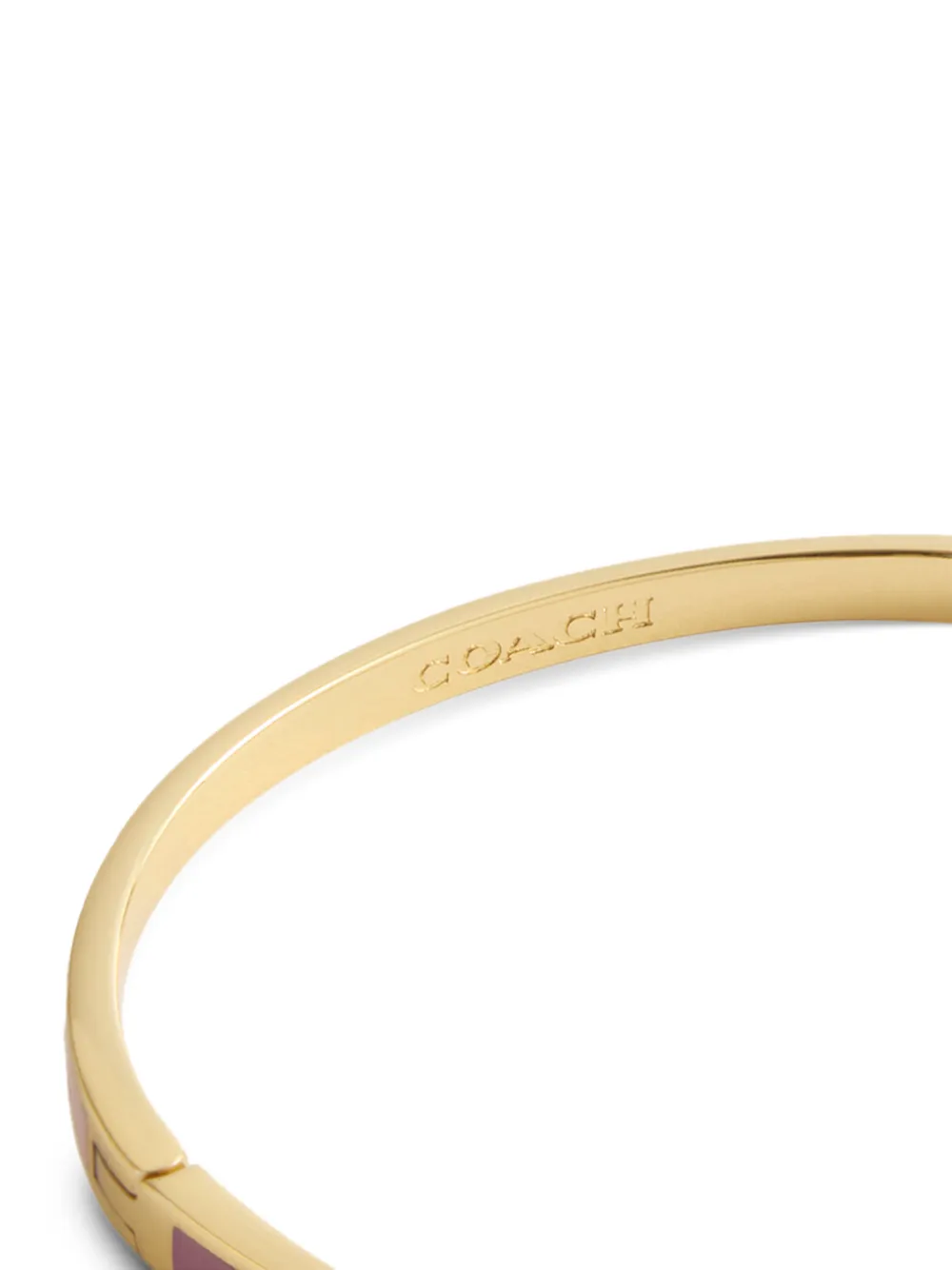  Coach Logo-detail Bangle Bracelet - Gold 