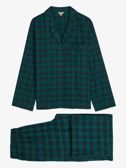 Eberjey tartan-print pyjama set
