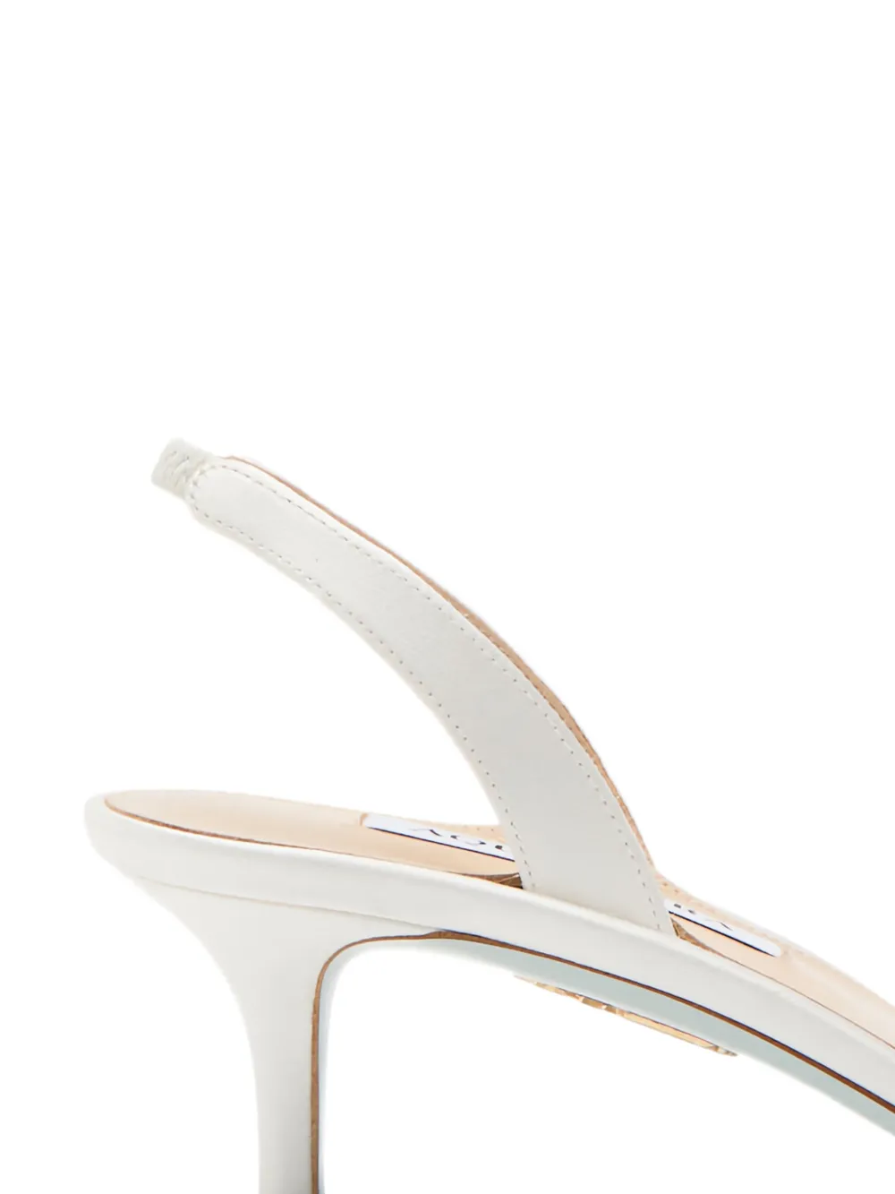 Aquazzura slingback strap sandals Wit