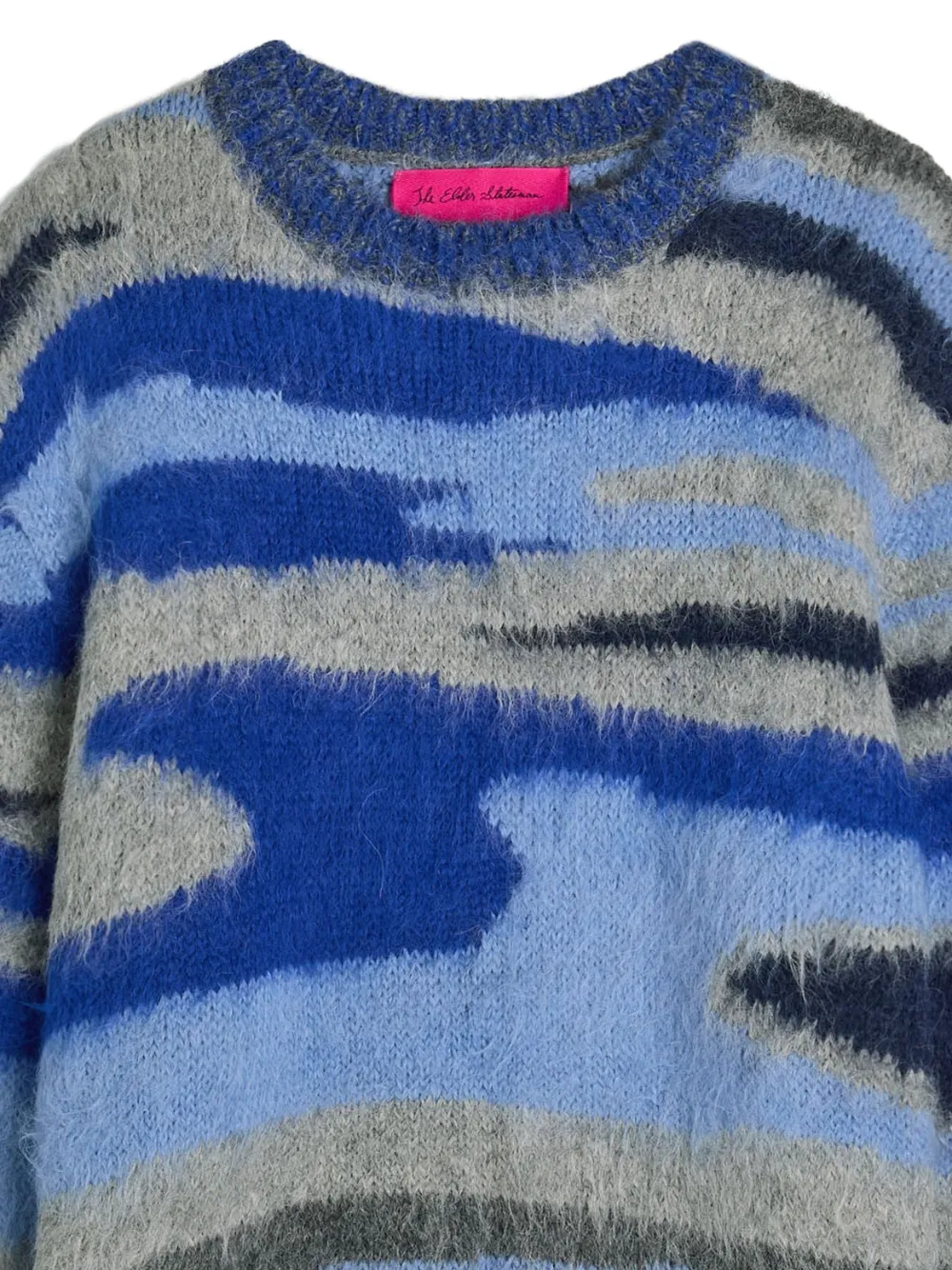 The Elder Statesman Topo trui met jacquard - Blauw