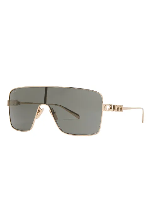 Gucci logo square-frame sunglasses