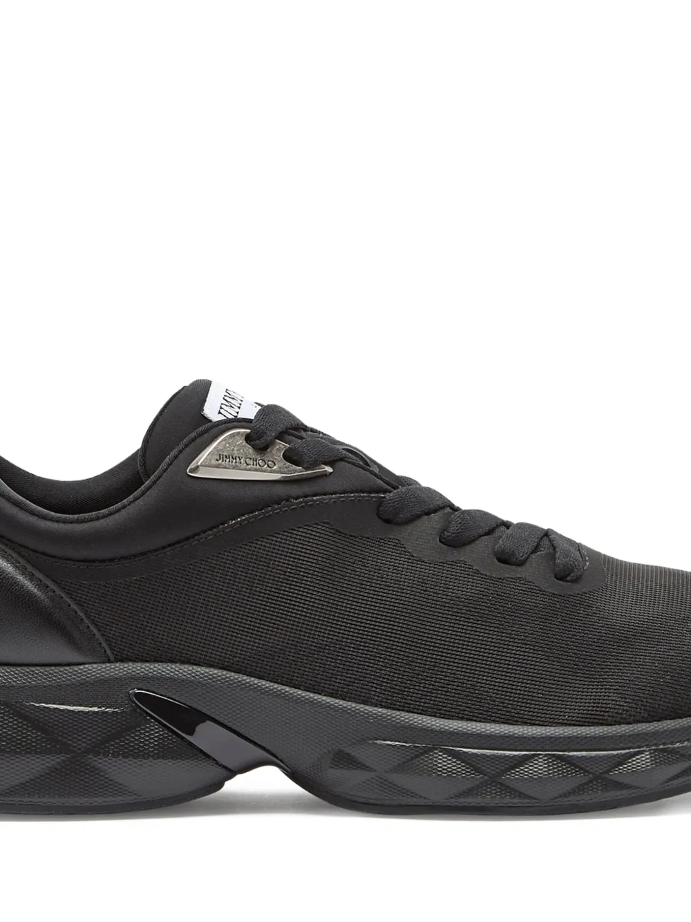 Jimmy Choo Diamond Run M lace-up sneakers Zwart