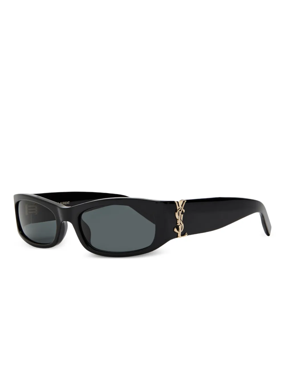 Saint Laurent rectangle-frame sunglasses - Schwarz