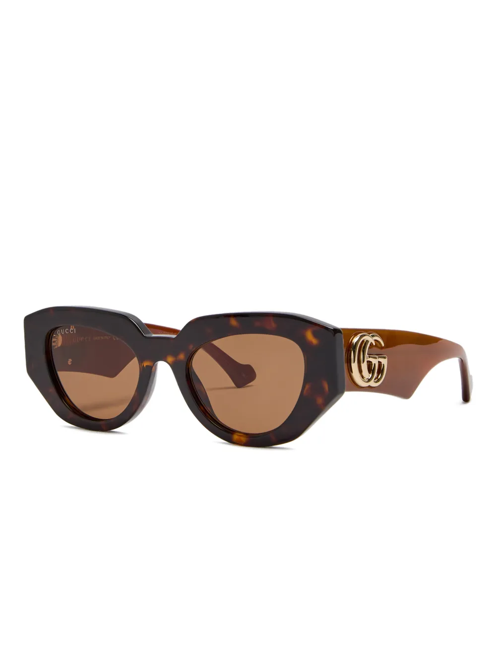 Gucci logo sunglasses - Braun