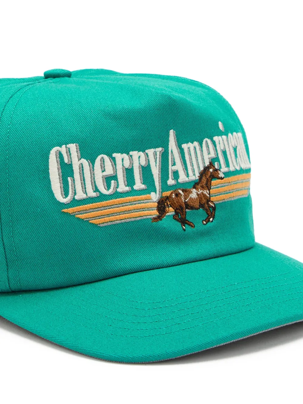 Cherry LA Pet met geborduurd logo - Groen