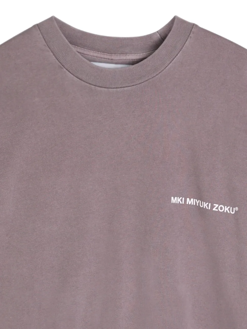 MKI Miyuki Zoku T-shirt met logo en korte mouwen - Grijs