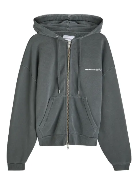 MKI Miyuki Zoku zip-up hooded hoodie