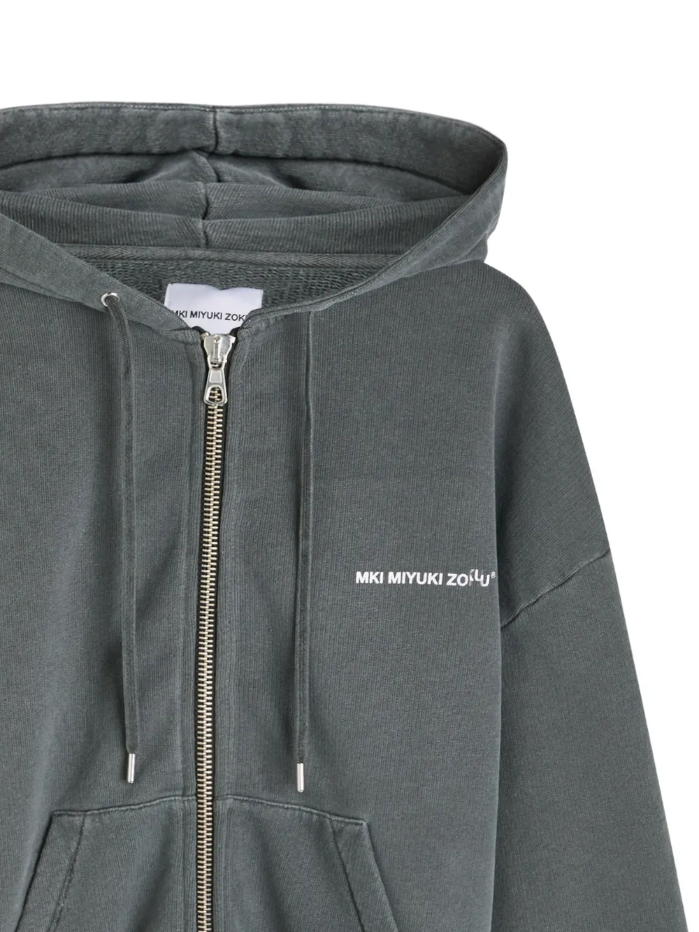 Zip-Up Hooded Hoodie