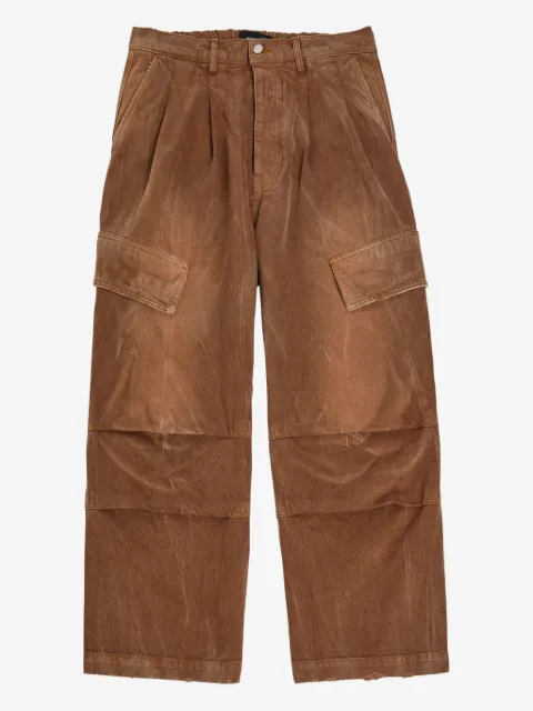 Nahmias cargo-pocket pleated trousers