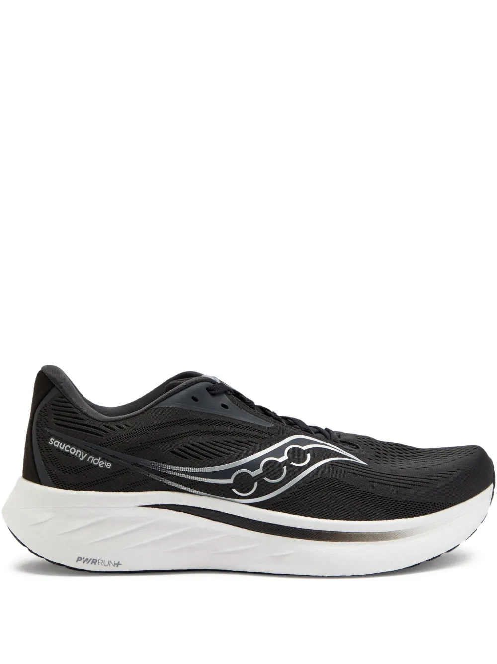 Saucony Sneakers Ride 18 con logo - Nero