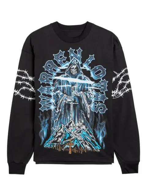 Warren Lotas Barbed wire graphic-print T-shirt