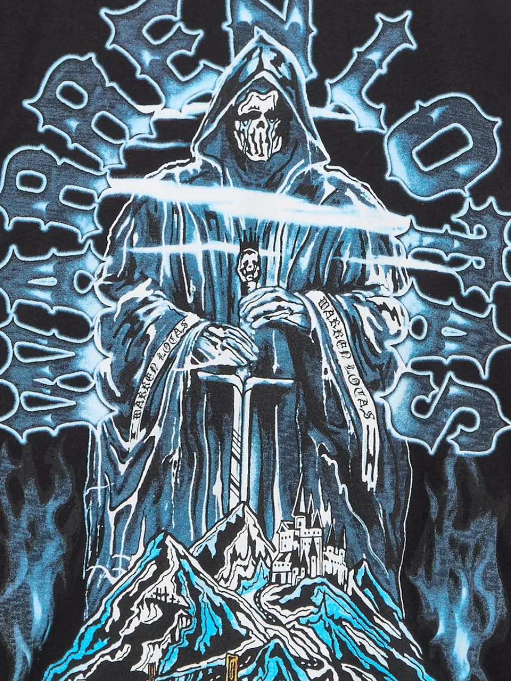 Warren Lotas T-shirt met grafische print - Zwart