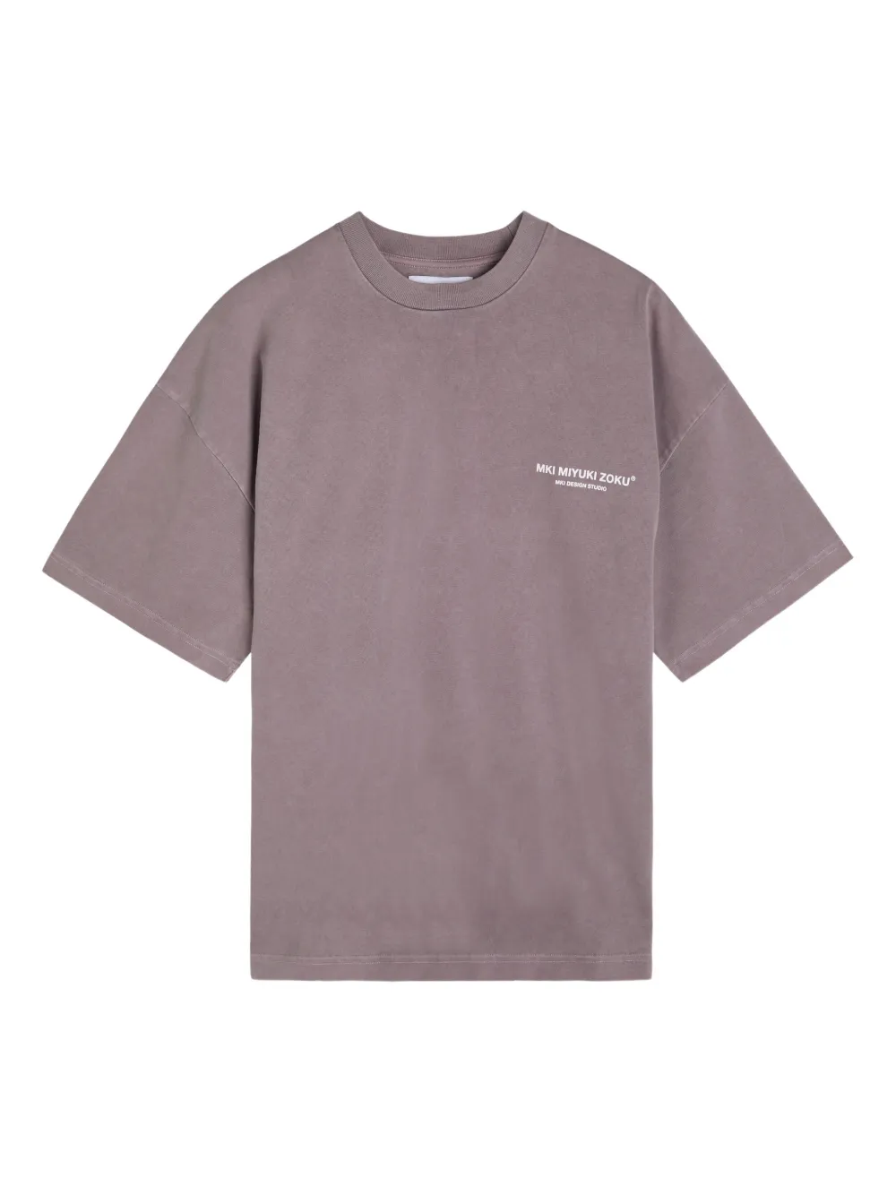 MKI Miyuki Zoku Uniform T-Shirt mit Logo - Violett