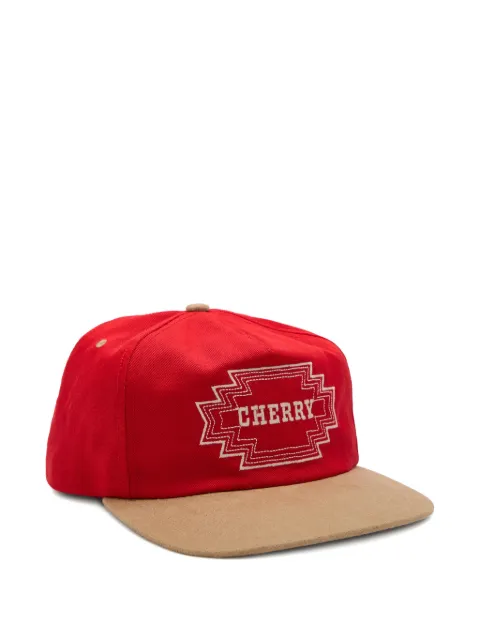 Cherry LA logo-embroidered cap