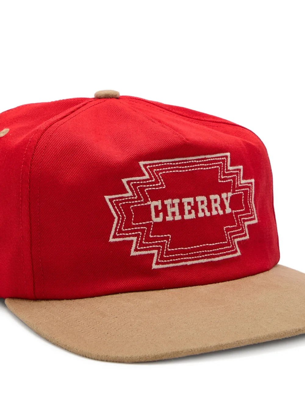 Cherry LA Pet met geborduurd logo - Rood