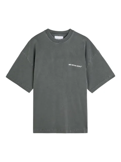 MKI Miyuki Zoku logo-embroidery T-shirt