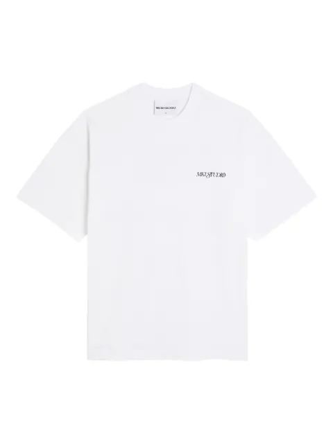 MKI Miyuki Zoku script logo-print T-shirt