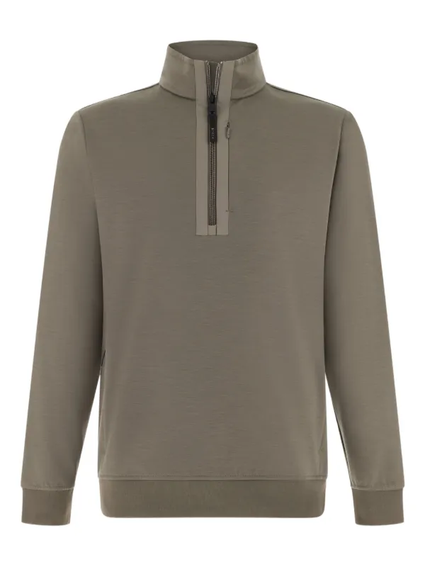 Boggi Milano ハーフジップ モックネックセーター | グレー | FARFETCH JP