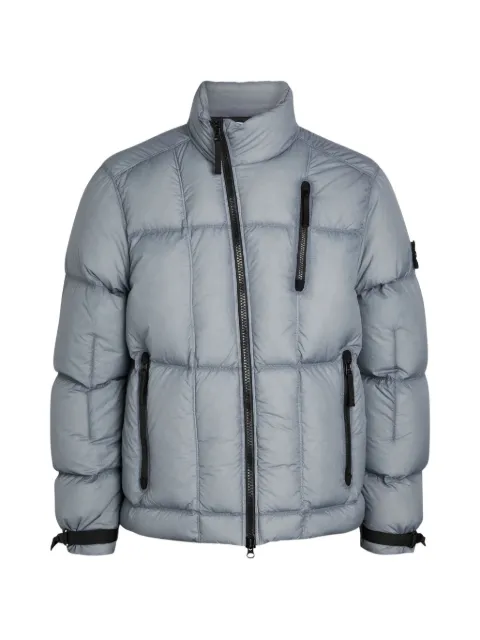 Stone Island zip quilted jacket