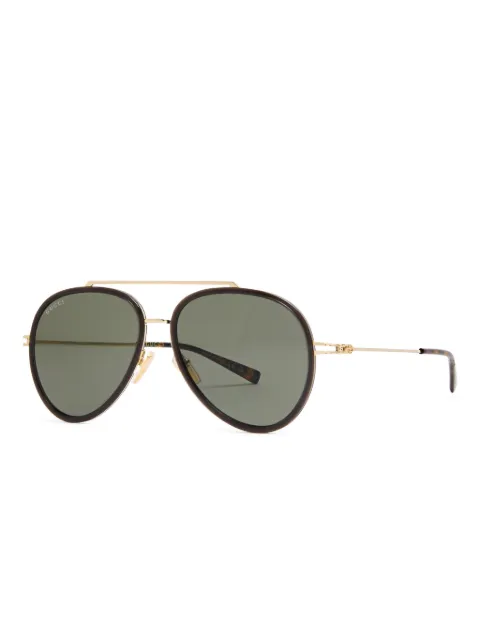 Gucci pilot frame sunglasses