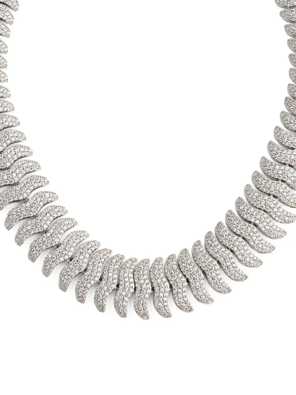 Anisa Sojka x Juliet Angus halsketting verfraaid met kristallen - Zilver