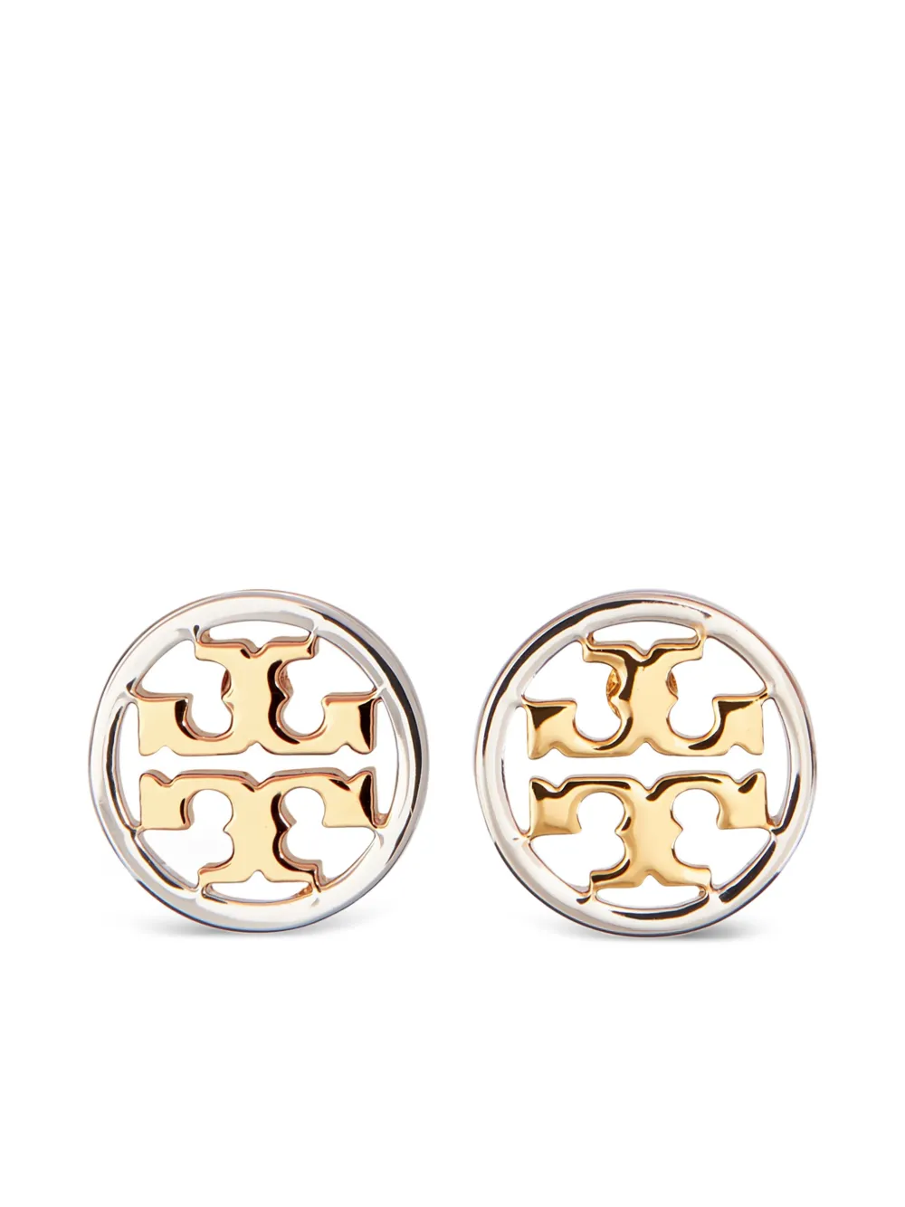Tory Burch Orecchini con logo - Argento
