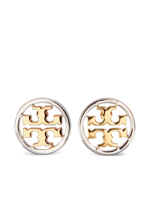 Tory Burch arracadas con detalle del logo