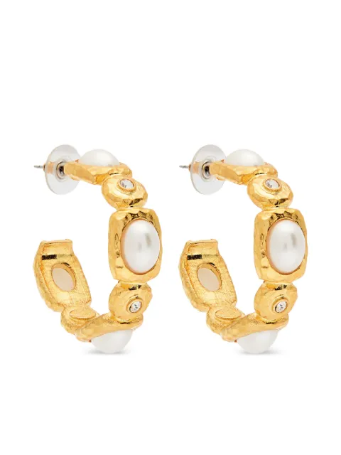 Kenneth Jay Lane faux-pearl-embellished earrings