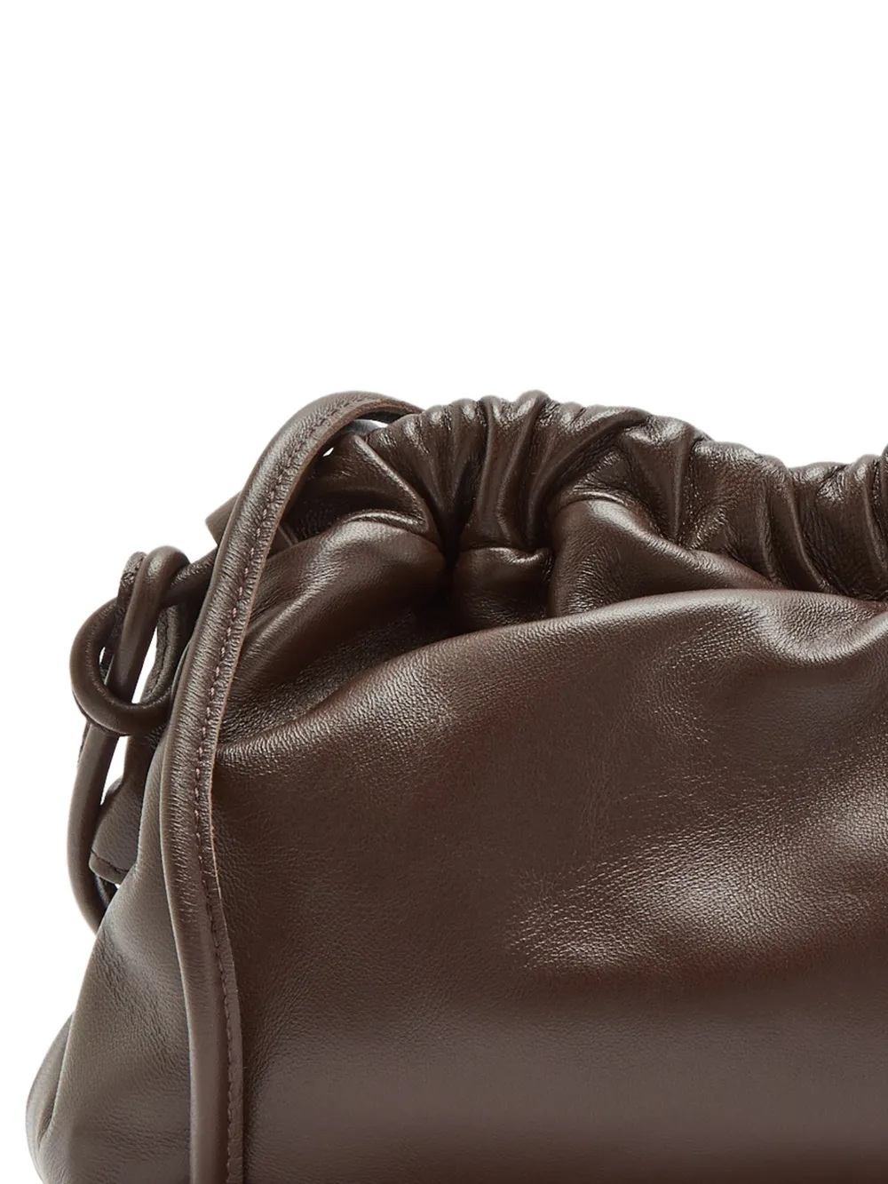  Mansur Gavriel Mini Cloud Clutch Bag - Brown 