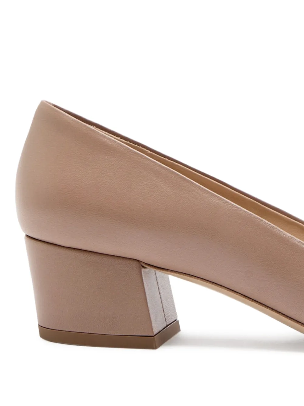 Gabriela Hearst Agathe pumps met blokhak Beige