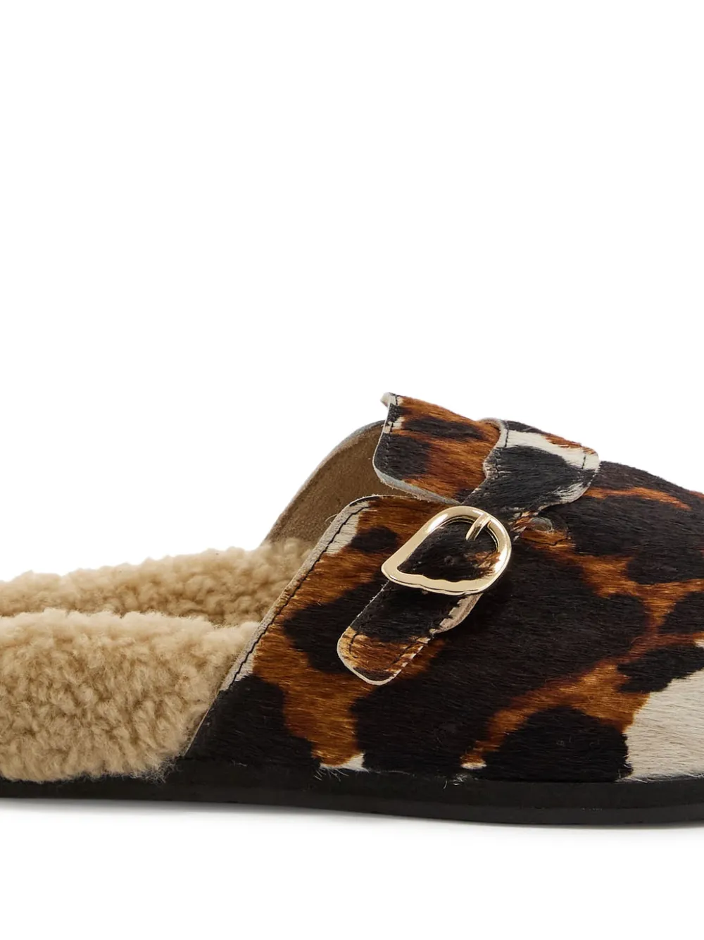 Ancient Greek Sandals Vasilitsa ballerina's met gesp - Bruin